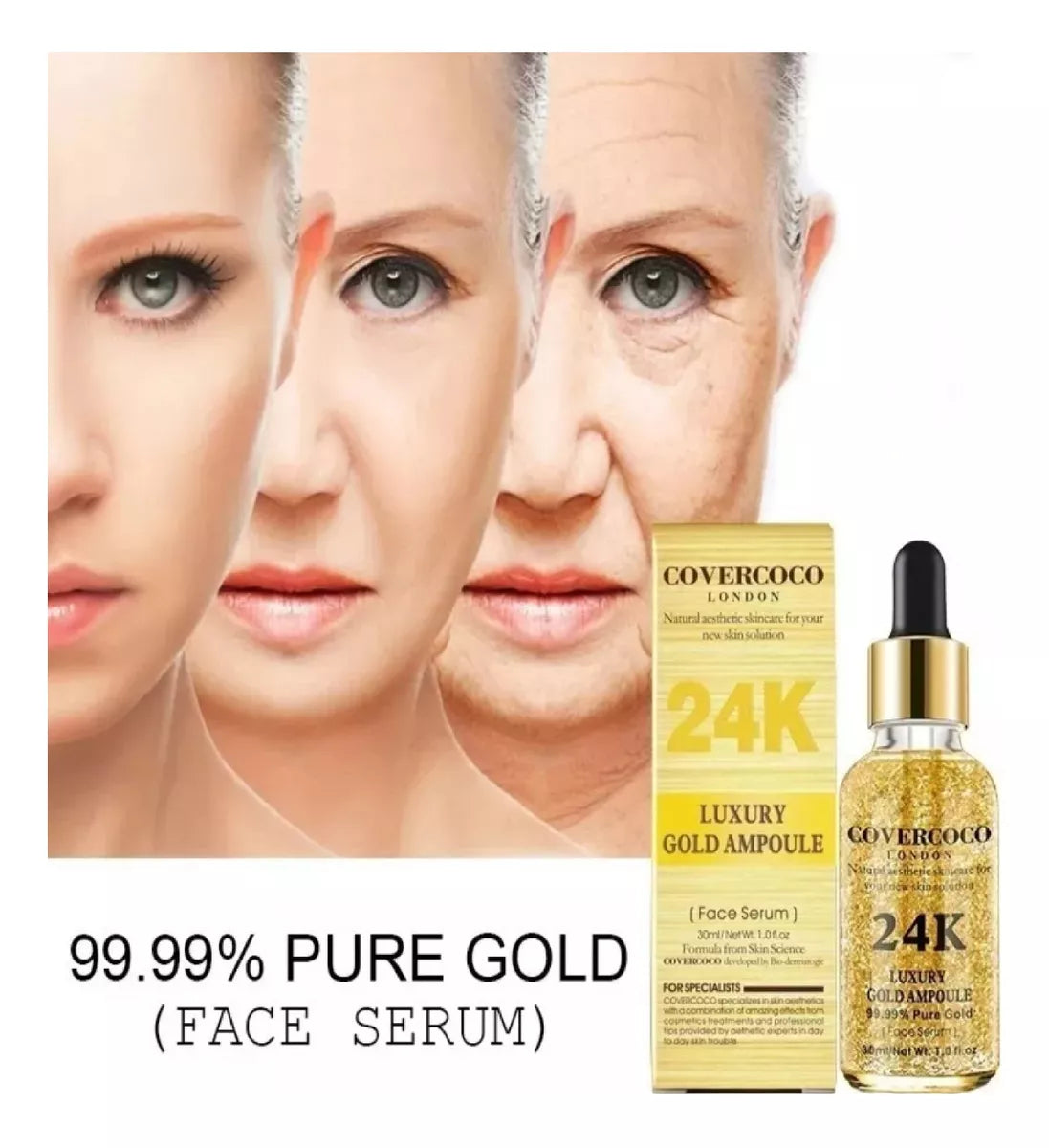 SERUM ORO RADIANTE: ANTIARRUGAS 24k