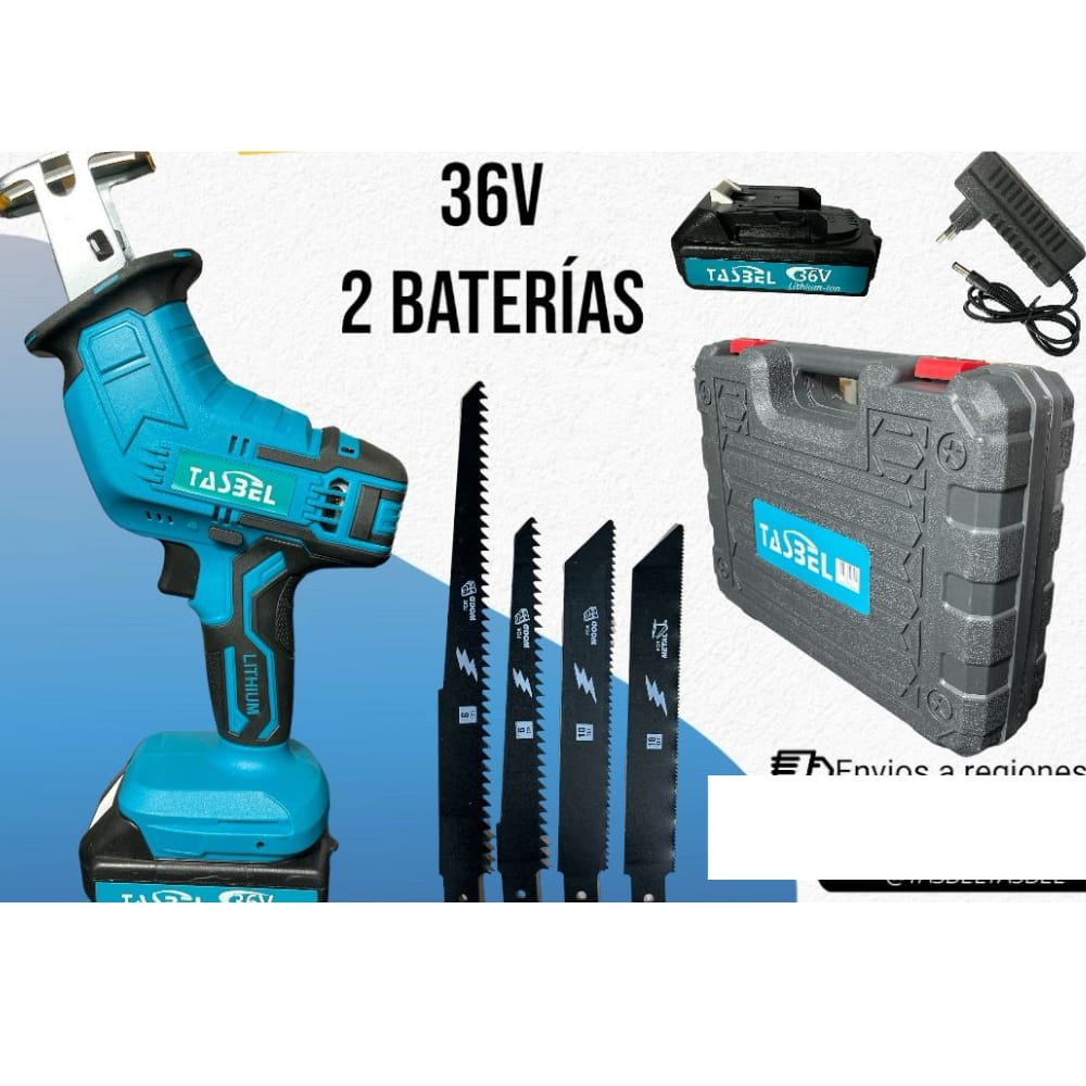 Sierra alternate electrica 36v 2 bateria